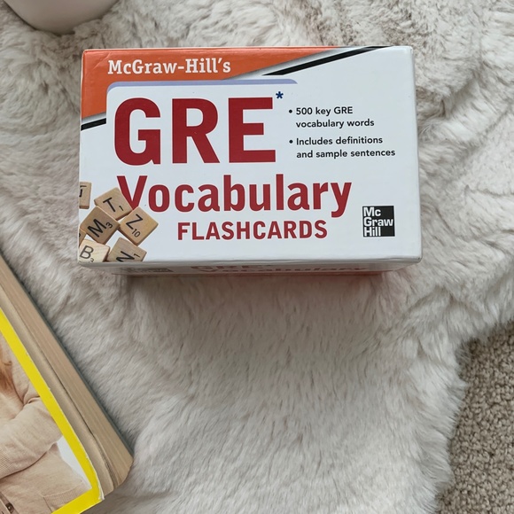 GRE Test Prep Workbook and Flashcards - Picture 3 of 7